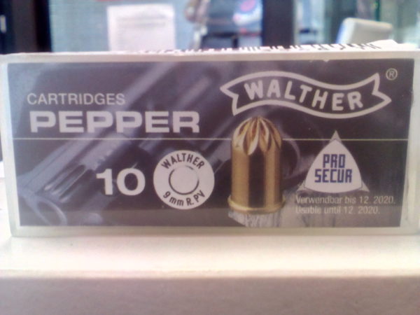 9mm R Knall pepper Walther (120mg) 10DB