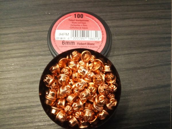 RWS GECO 6mm flóbert start töltény