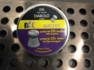 MSC 4,5 mm 200 db Quicker Légpuska lövedékek