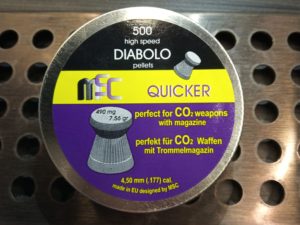 MSC 4,5 mm 500 db Quicker Légpuska lövedékek