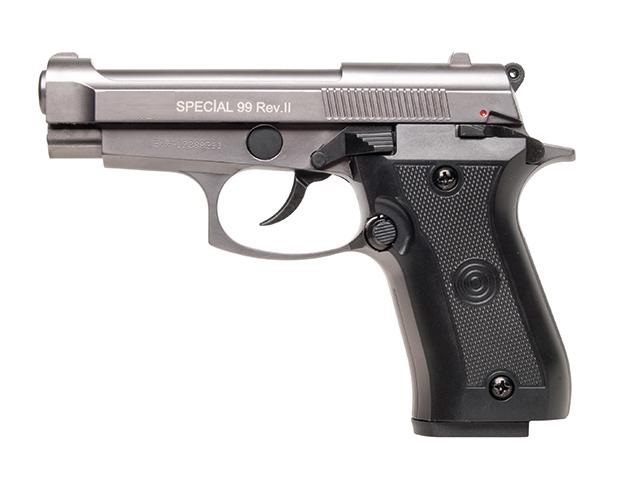 Ekol Special 99 RevII Titán-nikkel színben 9 mm PAK kaliberű fegyverek