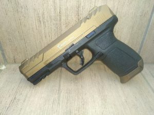 Kuzey S900 homokszínű szánnal 9 mm PAK kaliberű fegyverek