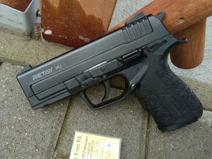 Retay X1 fekete 9 mm PAK kaliberű fegyverek