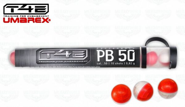T4E PB50 Pepper Balls Paintball kiegészítők, lövedékek.