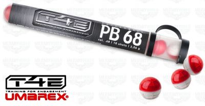 T4E PB68 Paintball kiegészítők, lövedékek.