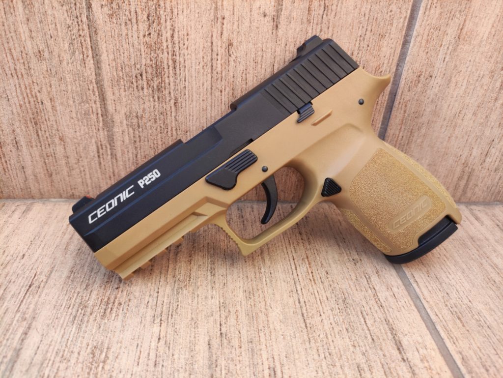 Ceonic P250 FDE 9 mm PAK kaliberű fegyverek