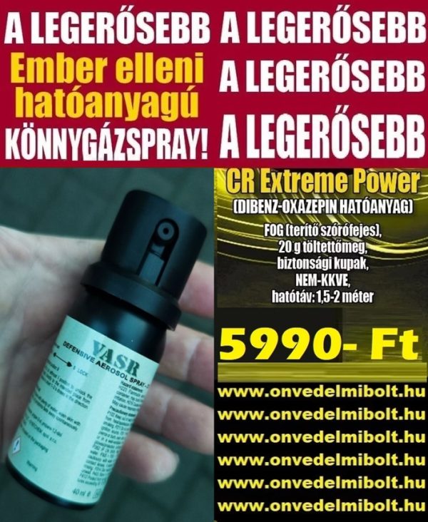 EXTREME Power/VASR - CR hatóanyagú gázspray