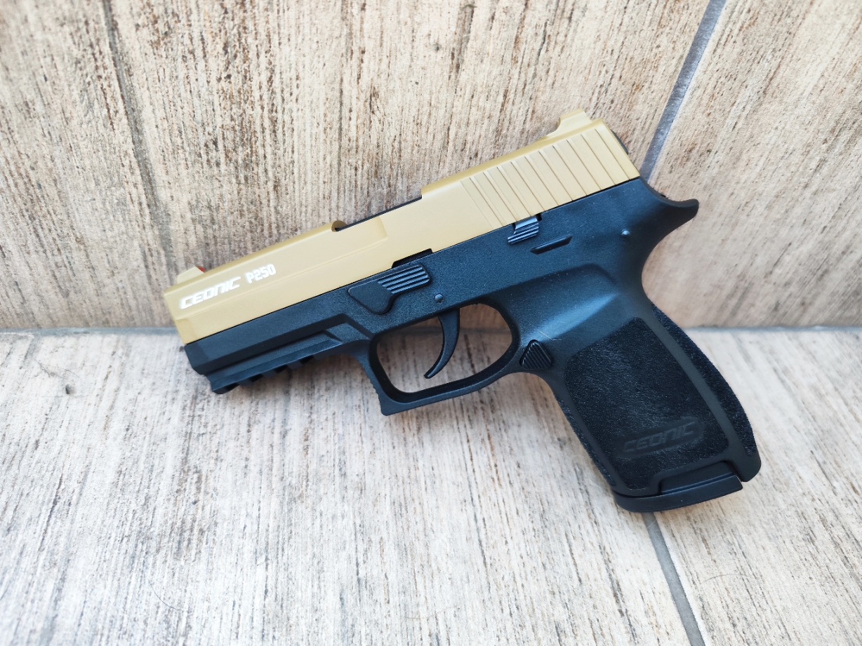 Ceonic P250 FDE szán 9 mm PAK kaliberű fegyverek