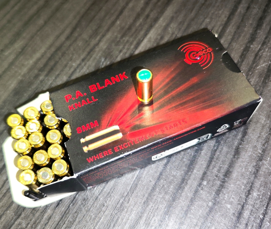 8 mm K riasztópatron Gáz-Riasztó töltények