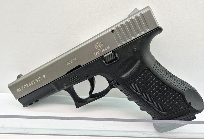 Zoraki 917 PTB Titán-nikkel, HASZNÁLT! 9 mm PAK kaliberű fegyverek
