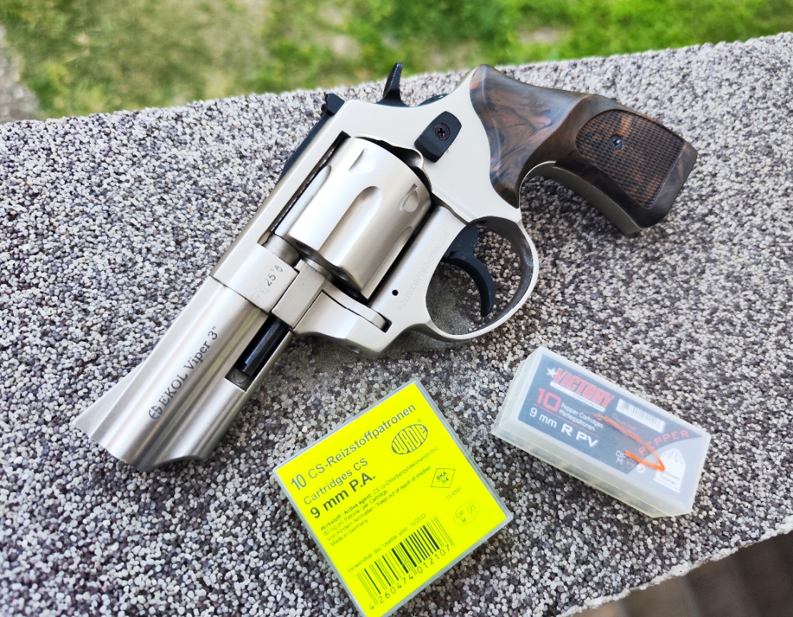 Ekol Viper 3″ Nikkel 9 mm K kaliberű revolverek