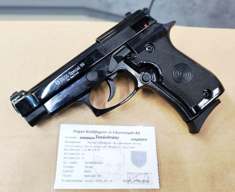 Ekol Special 99 HASZNÁLT! 9 mm PAK kaliberű fegyverek