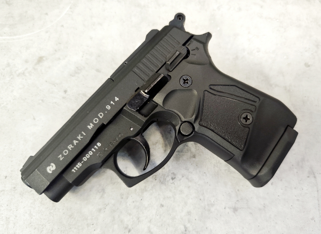 Zoraki 914 fekete, HASZNÁLT! Gáz-Riasztó fegyverek