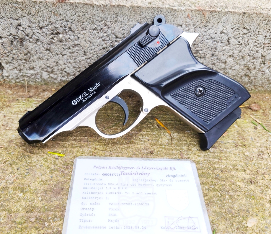 Ekol Major duotone – HASZNÁLT! 9 mm PAK kaliberű fegyverek