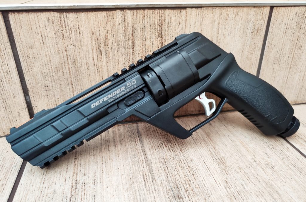 Snowpeak DEFENDER .50 Használt, szelephibás!!! Paintball marker/pepperball kilövő