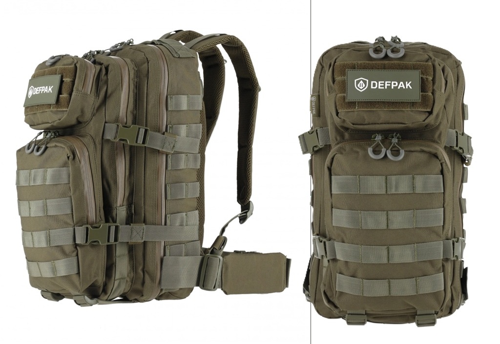 DefPak 25 literes HÁTIZSÁK – OD-Green (zöld) Fegyvertokok