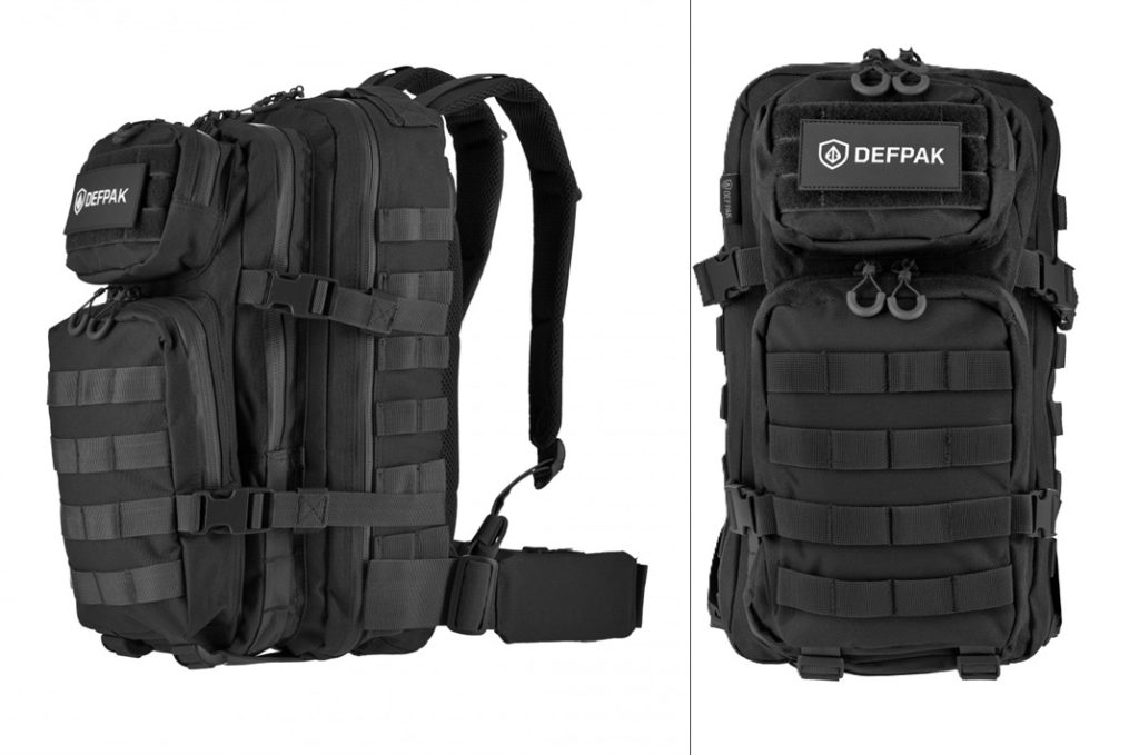 DefPak 25 literes HÁTIZSÁK – fekete Fegyvertokok