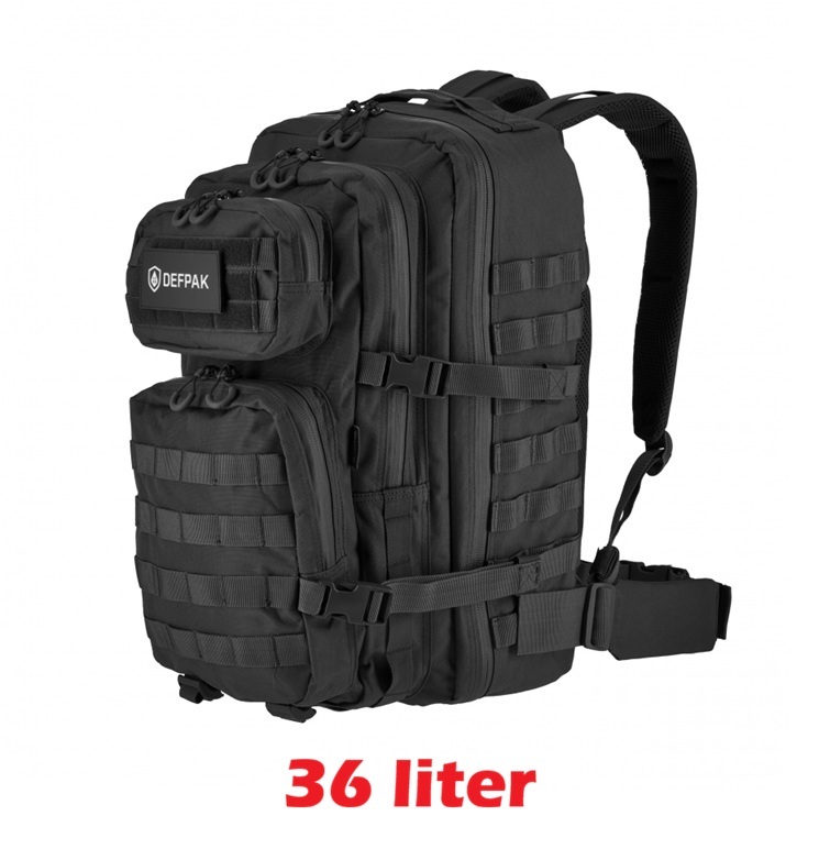 DefPak 36 literes HÁTIZSÁK – fekete Fegyvertokok