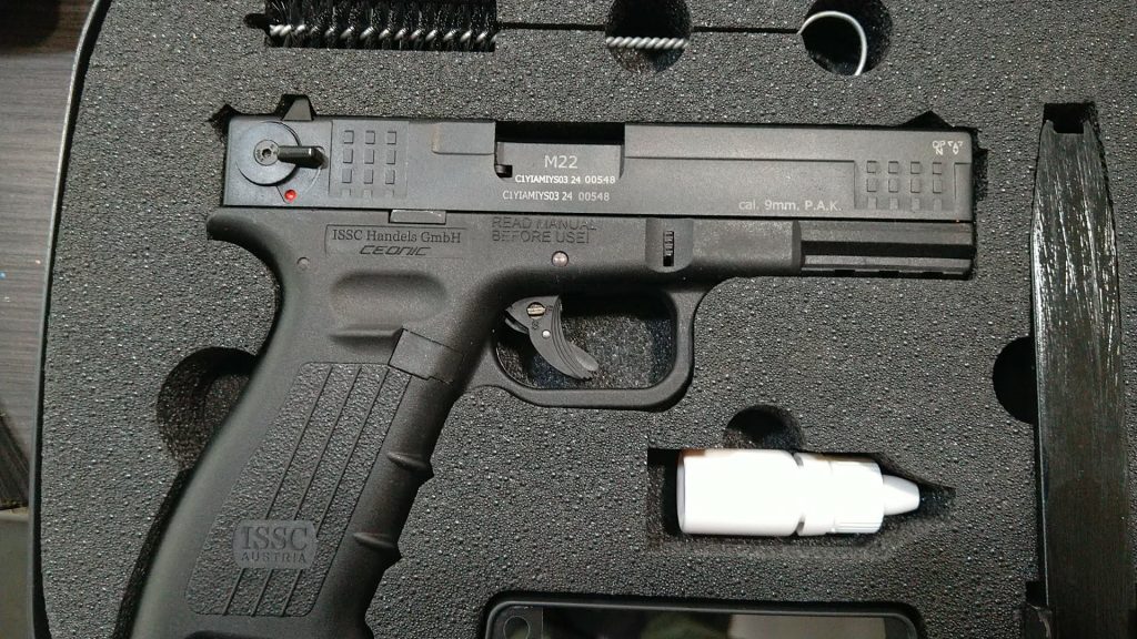 Ceonic ISSC M22 HASZNÁLT! 9 mm PAK kaliberű fegyverek