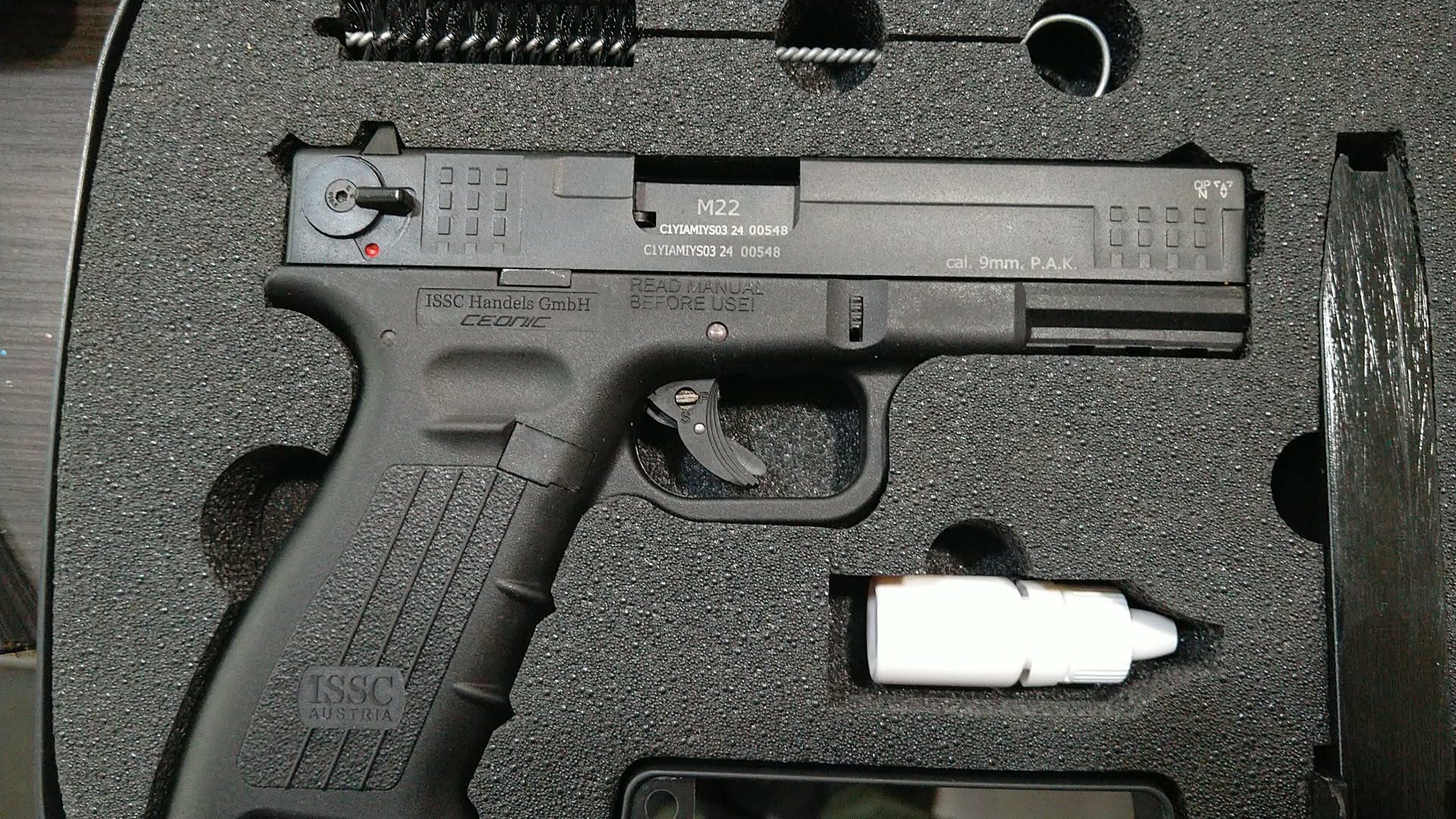 Ceonic ISSC M22 HASZNÁLT! 9 mm PAK kaliberű fegyverek