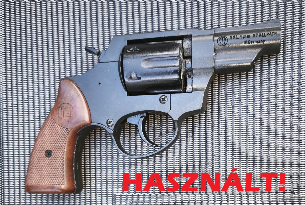 Röhm RG89 PTB451 (gumiképes) – HASZNÁLT 9 mm K kaliberű revolverek
